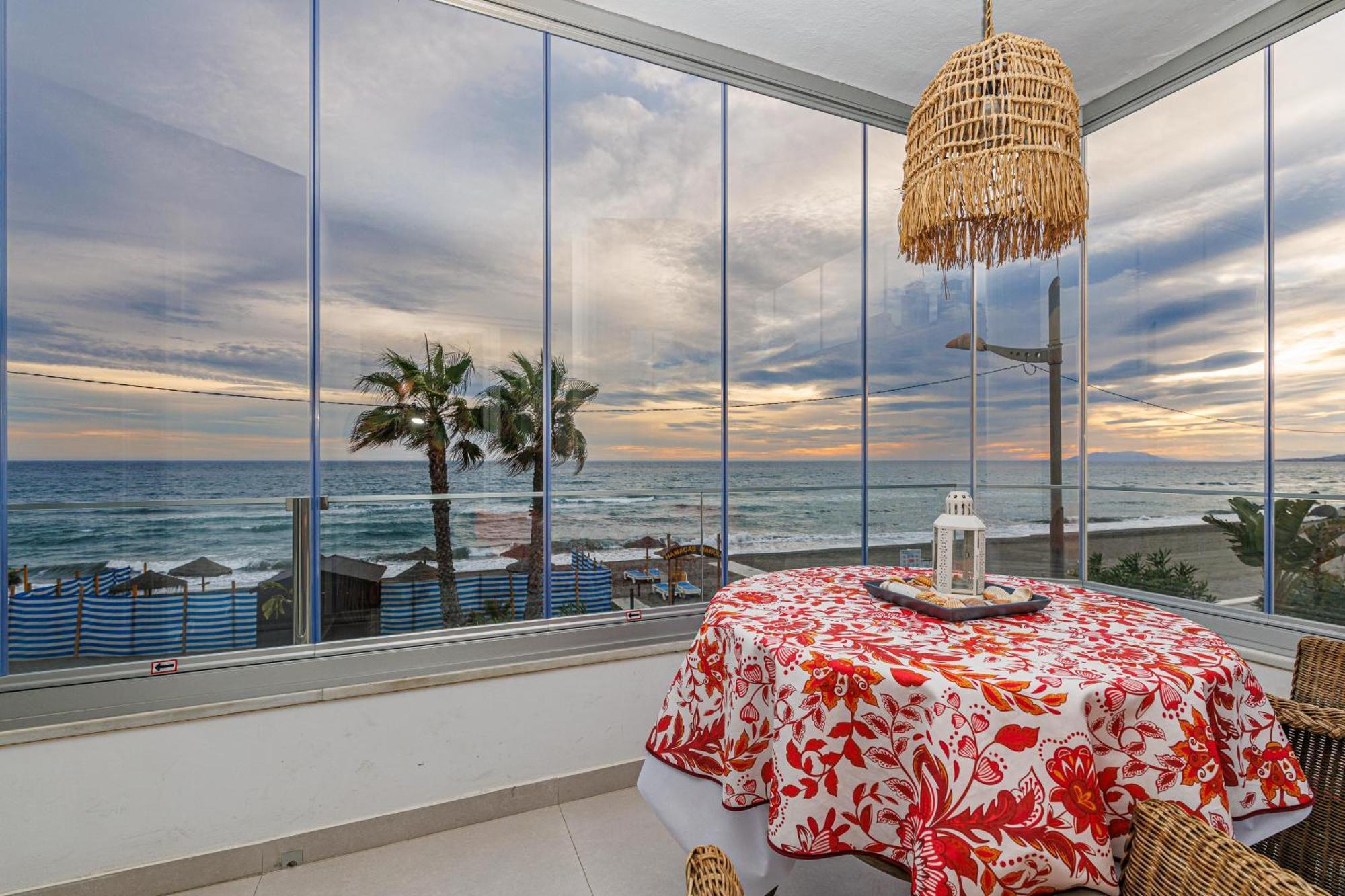 Laguna Beach Wohnung Mit Freiem Meerblick Torrox Esterno foto