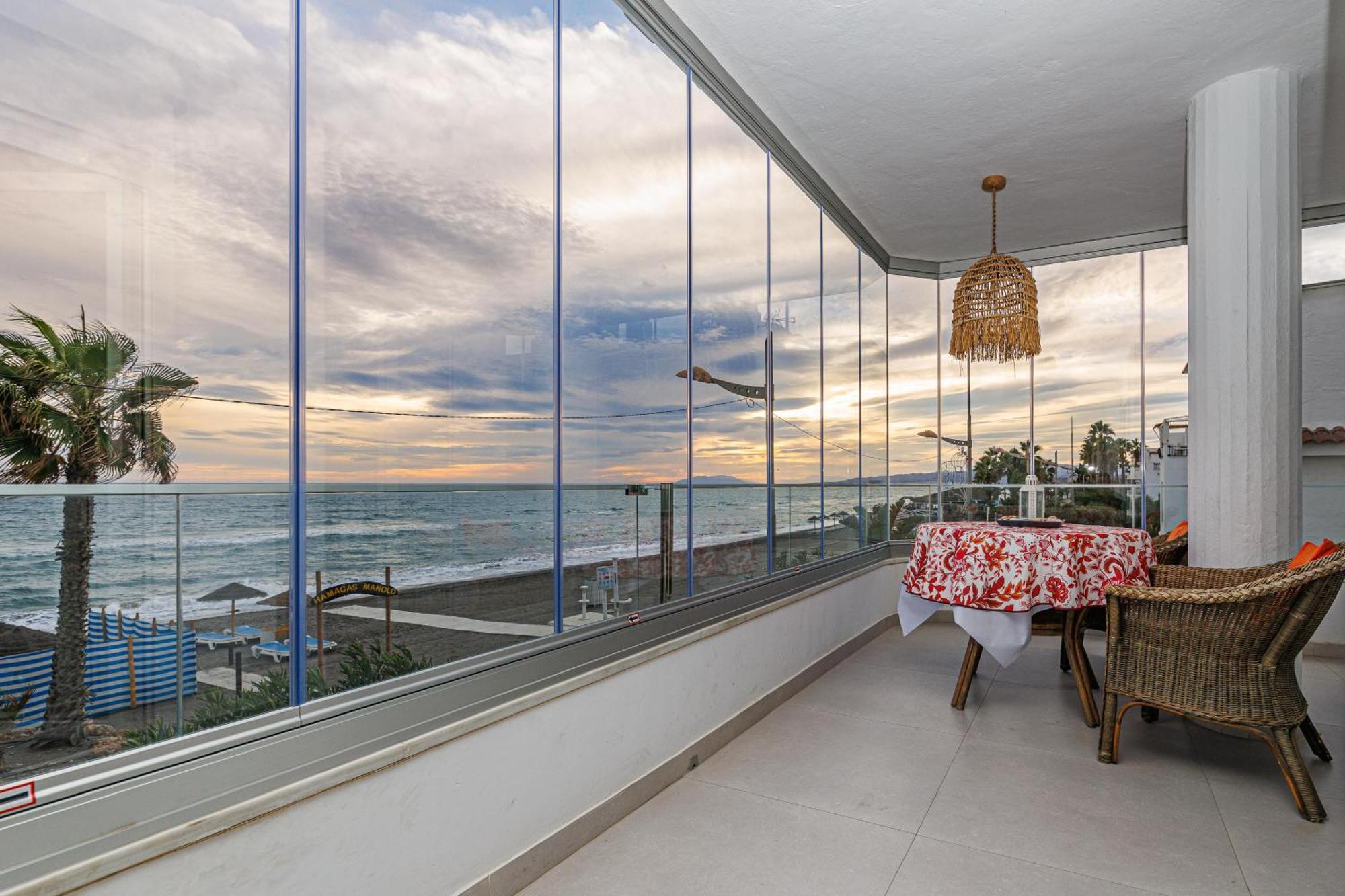 Laguna Beach Wohnung Mit Freiem Meerblick Torrox Esterno foto