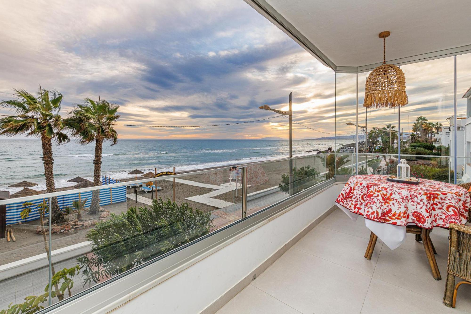 Laguna Beach Wohnung Mit Freiem Meerblick Torrox Esterno foto