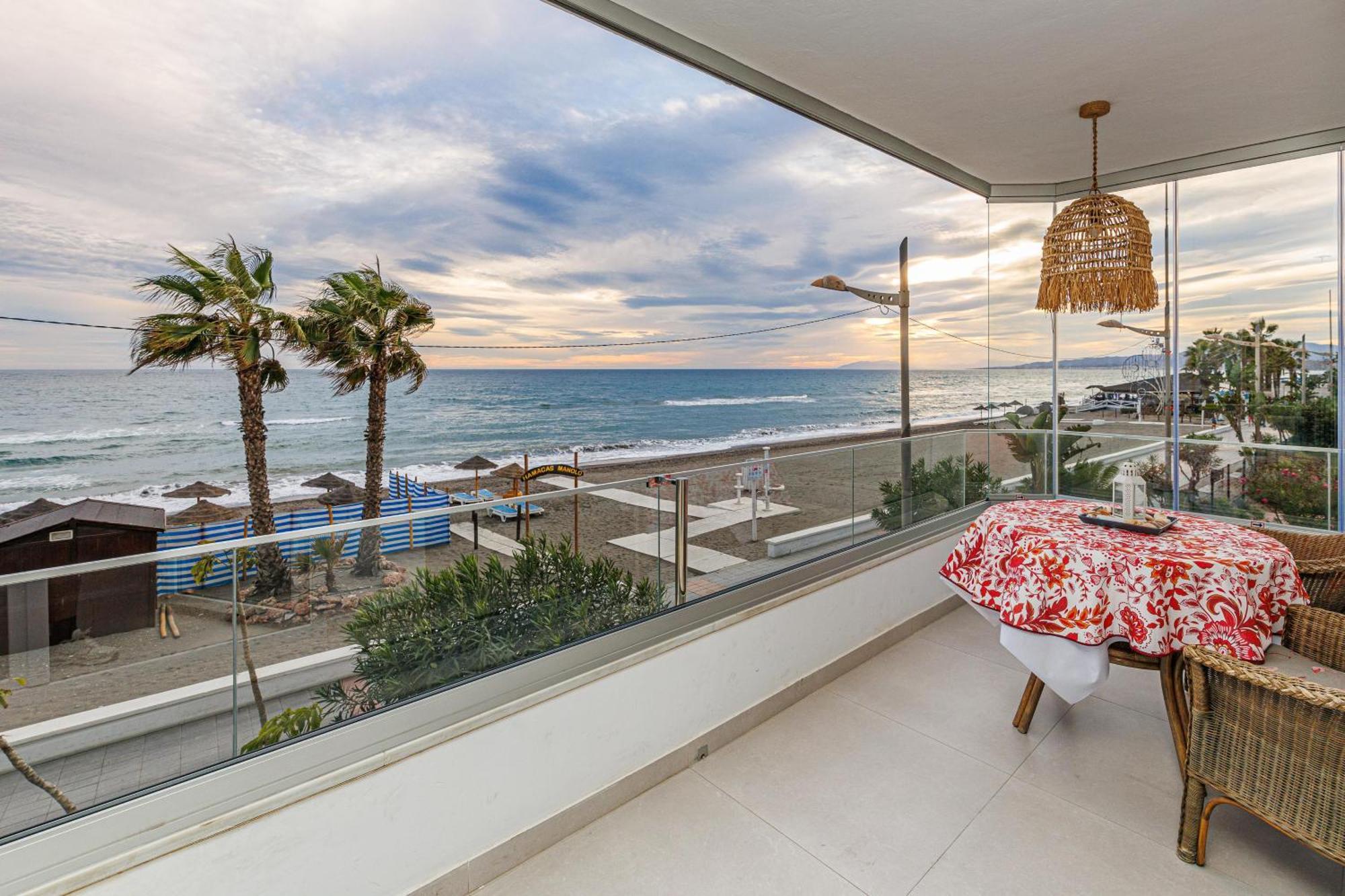 Laguna Beach Wohnung Mit Freiem Meerblick Torrox Esterno foto