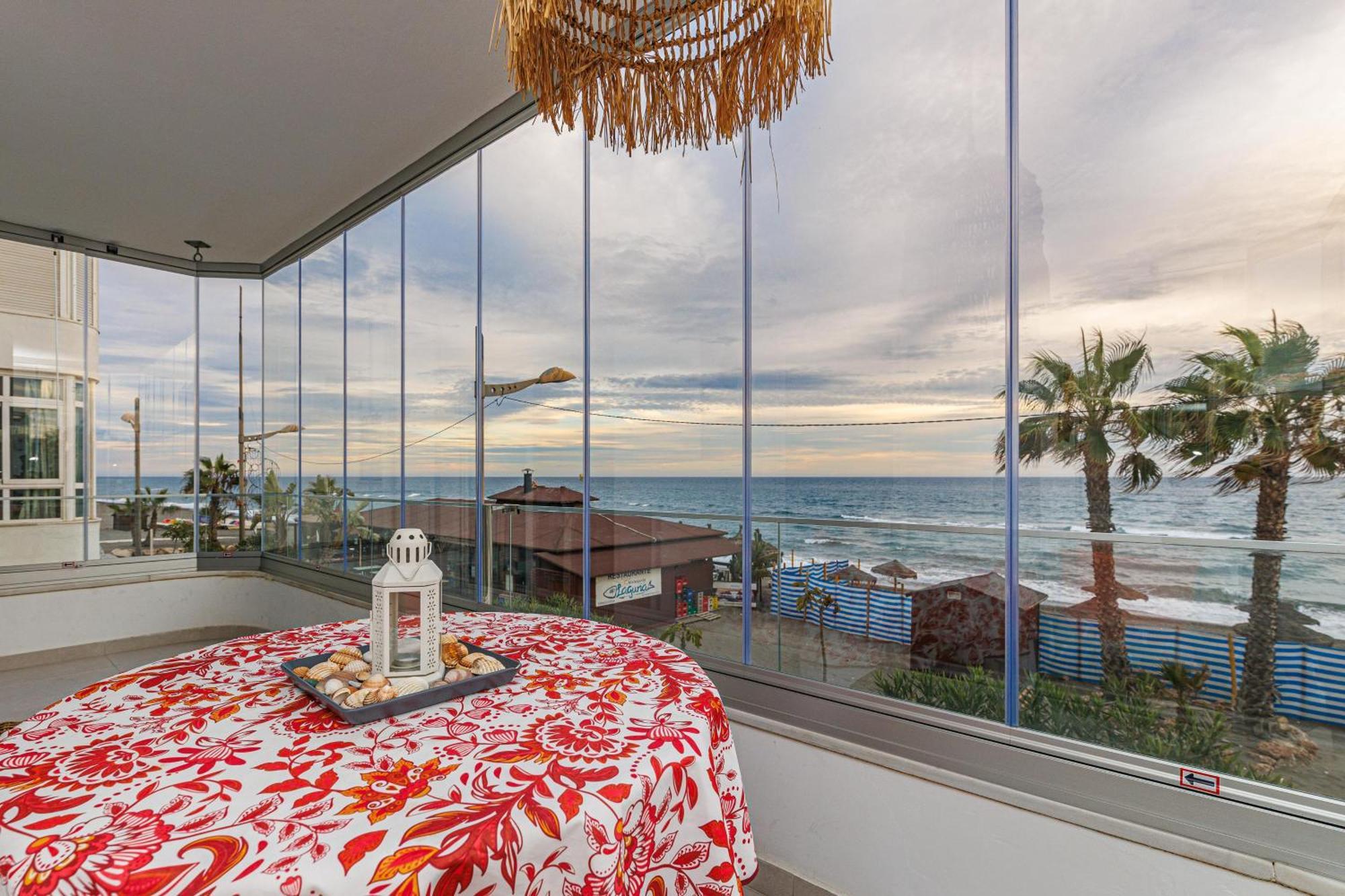 Laguna Beach Wohnung Mit Freiem Meerblick Torrox Esterno foto